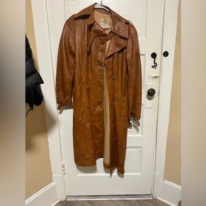 Leather Trench Coat